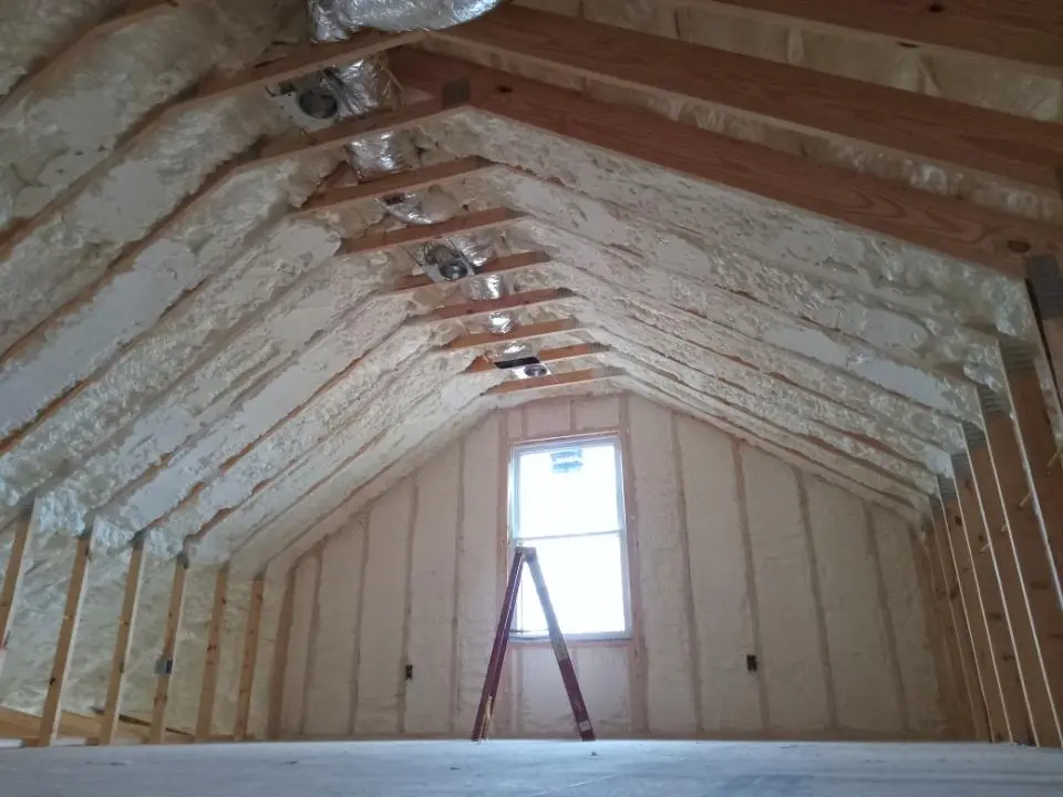 Spray foam roofing application for Crawl Space Insulation project in Carson City